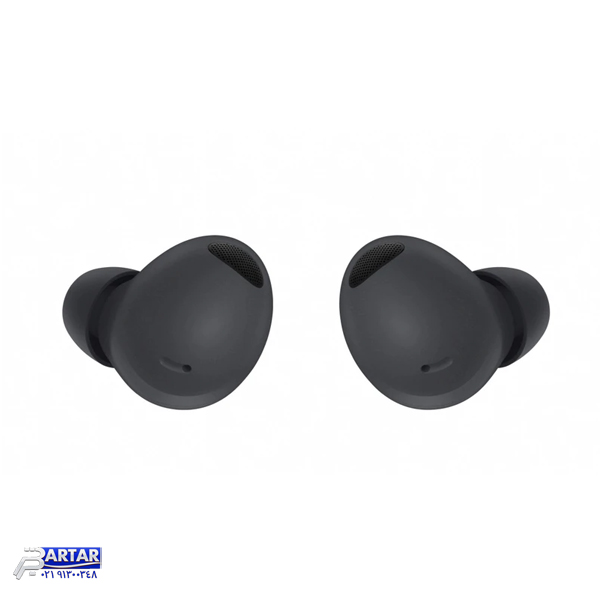 هدفون بلوتوثی سامسونگ مدل Galaxy Buds2 Pro با نویز کنسلینگ فعال (ANC)، درگاه شارژ USB Type-C، دارای میکروفون سه‌گانه، مقاوم در برابر رطوبت و عرق، مجهز به سنسور شتاب‌سنج و مقاومت در برابر آب IPX7