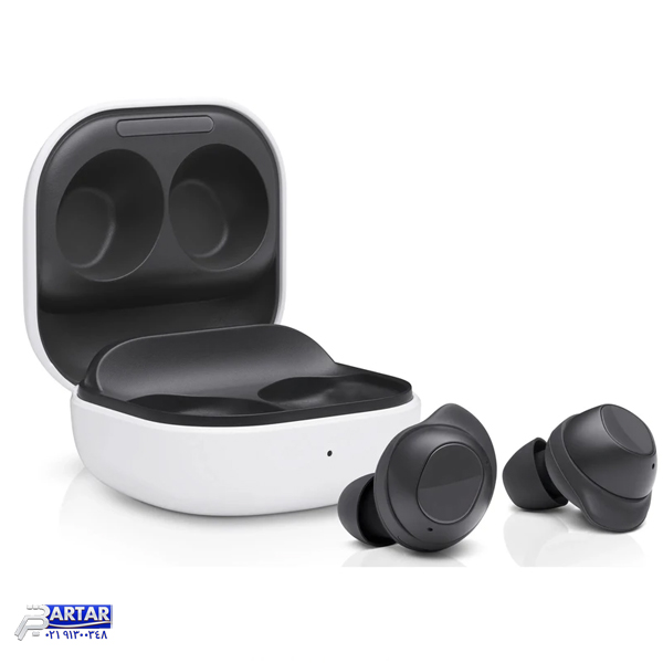 هدفون بلوتوثی سامسونگ مدل Galaxy Buds FE با نویز کنسلینگ فعال (ANC)، درگاه شارژ USB Type-C، دارای میکروفون دوگانه، مقاوم در برابر رطوبت و عرق